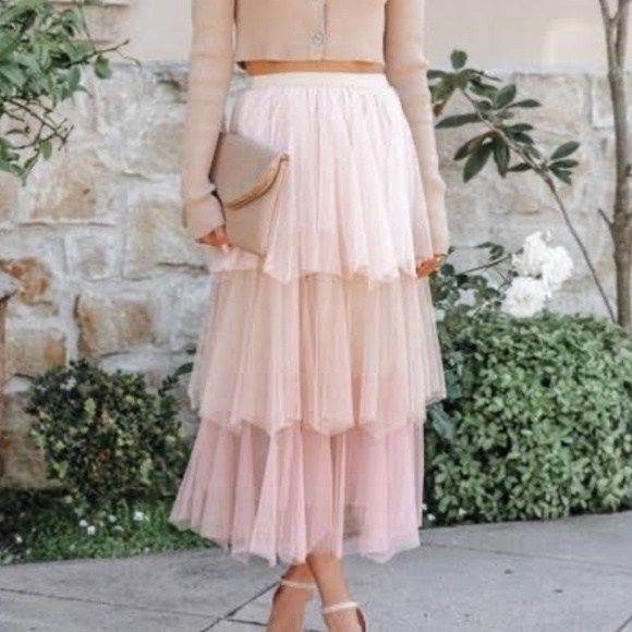 Vici Dresses & Skirts - Vici Tulle Midi Skirt New
